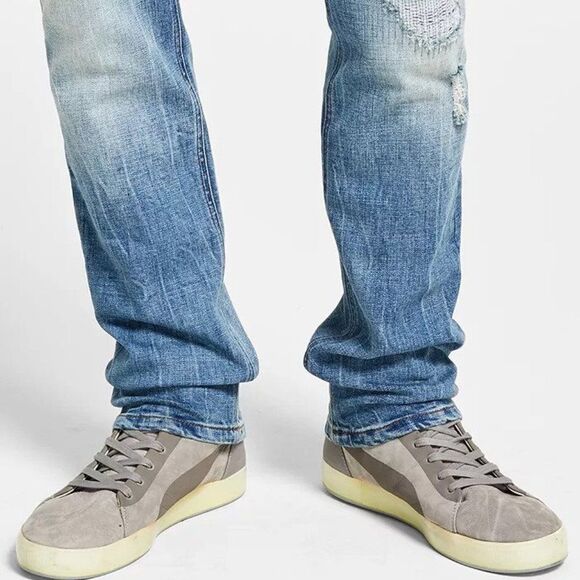 Heroes Motors Men's Slim-Straight Fit Jeans - Picture 6 of 6